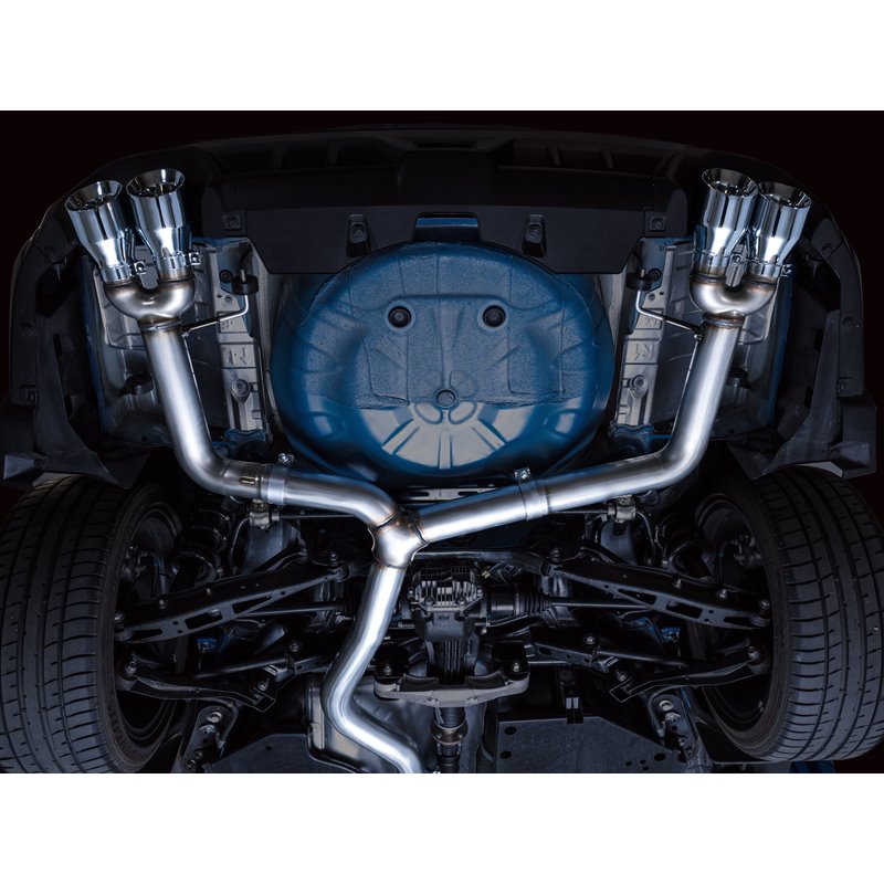 AWE Tuning | Track Edition Exhaust (Chrome Silver Tips) - WRX 2.4T 2022-2024