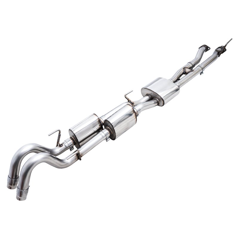 AWE Tuning | 0FG Exhaust with BashGuard (No Tips) - Tacoma 3.5L 2016-2023
