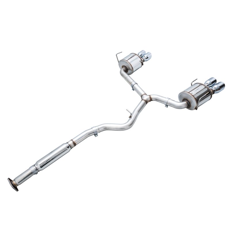 AWE Tuning | Touring Edition Exhaust (Chrome Silver Tips) - WRX 2.4T 2022-2024