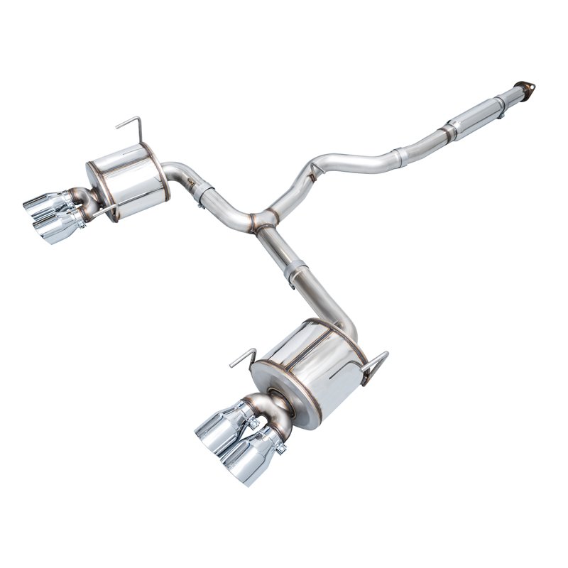 AWE Tuning | Touring Edition Exhaust (Chrome Silver Tips) - WRX 2.4T 2022-2024