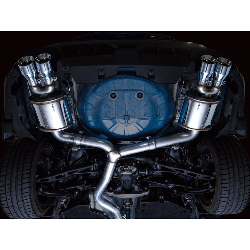 AWE Tuning | Touring Edition Exhaust (Chrome Silver Tips) - WRX 2.4T 2022-2024