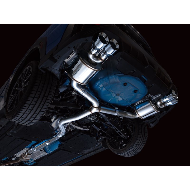 AWE Tuning | Touring Edition Exhaust (Chrome Silver Tips) - WRX 2.4T 2022-2024