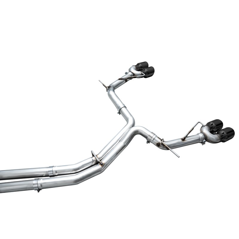 AWE Tuning | Track Edition Exhaust (Diamond Black Tips) - S6 / S7 Sportback 2.9T 2020-2023