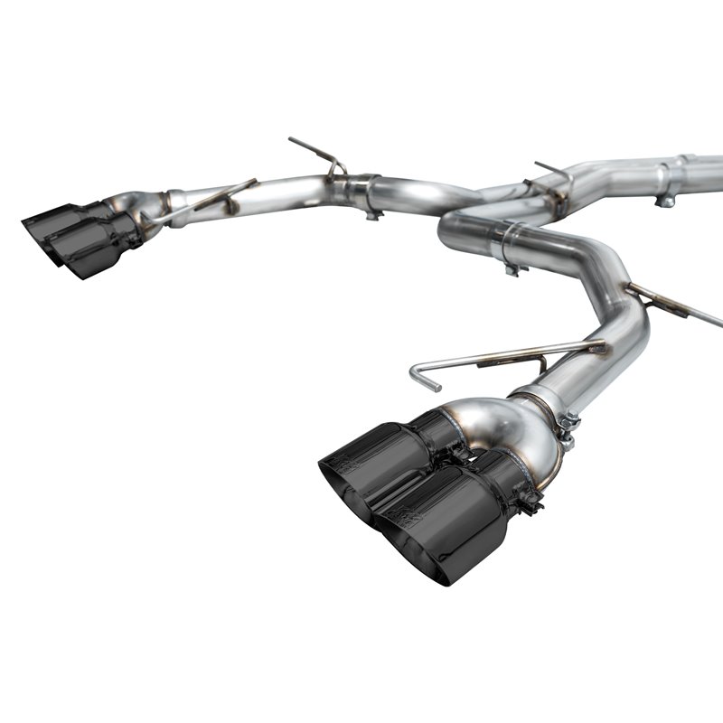 AWE Tuning | Track Edition Exhaust (Diamond Black Tips) - S6 / S7 Sportback 2.9T 2020-2023