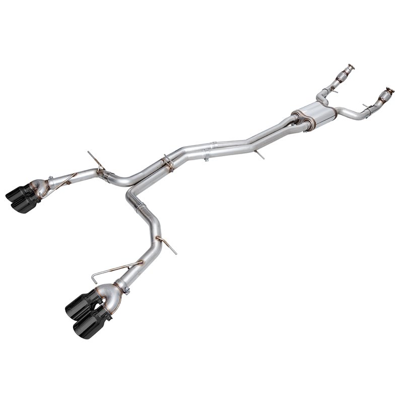AWE Tuning | Track Edition Exhaust (Diamond Black Tips) - S6 / S7 Sportback 2.9T 2020-2023