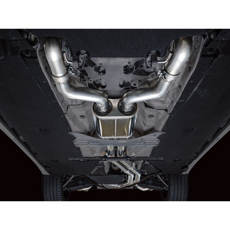 AWE Tuning | Track Edition Exhaust (Diamond Black Tips) - S6 / S7 Sportback 2.9T 2020-2023