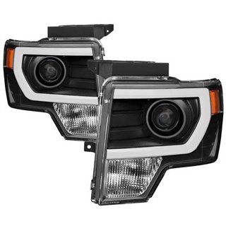 Xtune | Projector Headlights - Light Bar DRL - Black
