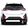 RallyArmor | Black UR Mud Flap White Logo - Crosstrek 2024
