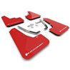 RallyArmor | Red UR Mud Flap White Logo - Crosstrek 2024