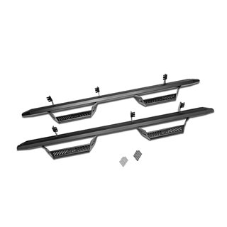 N-FAB | Predator Pro-Cab Len (2 Steps)-22-23 Nissan Frontier Crew Cab-TX Blk - Frontier 3.8L 2022-2023