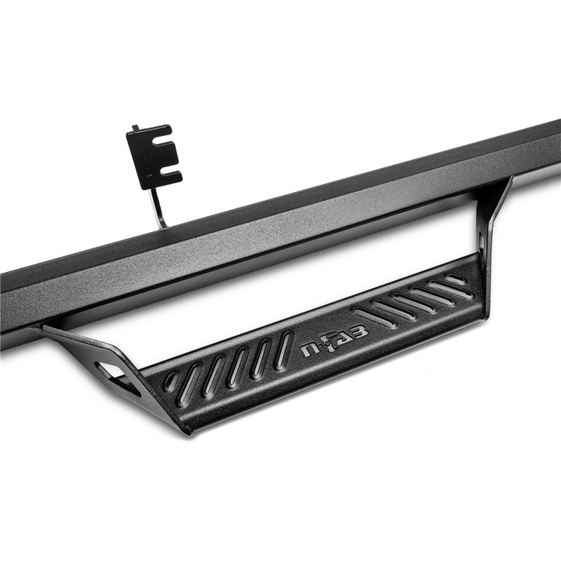 N-FAB | Predator Pro-Cab Len (2 Steps)-22-23 Nissan Frontier Crew Cab-TX Blk - Frontier 3.8L 2022-2023