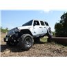N-FAB | TrailSlider-Cab Len (2 Steps)-07-17 Wrangler JK 4Dr-TX Blk - Wrangler (JK) 3.6L / 3.8L 2007-2017