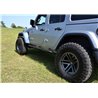 N-FAB | TrailSlider-Cab Len (2 Steps)-07-17 Wrangler JK 4Dr-TX Blk - Wrangler (JK) 3.6L / 3.8L 2007-2017