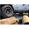 N-FAB | TrailSlider-Cab Len (2 Steps)-07-17 Wrangler JK 4Dr-TX Blk - Wrangler (JK) 3.6L / 3.8L 2007-2017