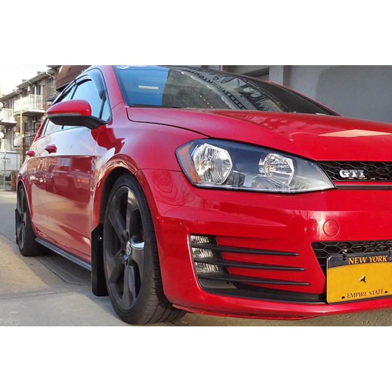 RallyArmor | Mud Flaps Red Logo - MK7 Golf/GTI/TSI - MK7.5 Golf R