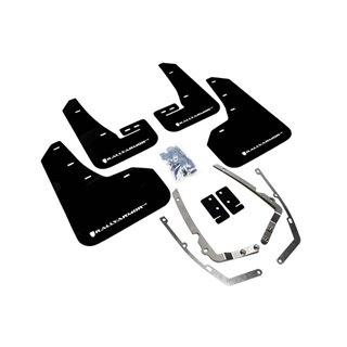 RallyArmor | Mud Flaps White Logo - MK7 Golf/GTI/TSI - MK7.5 Golf R