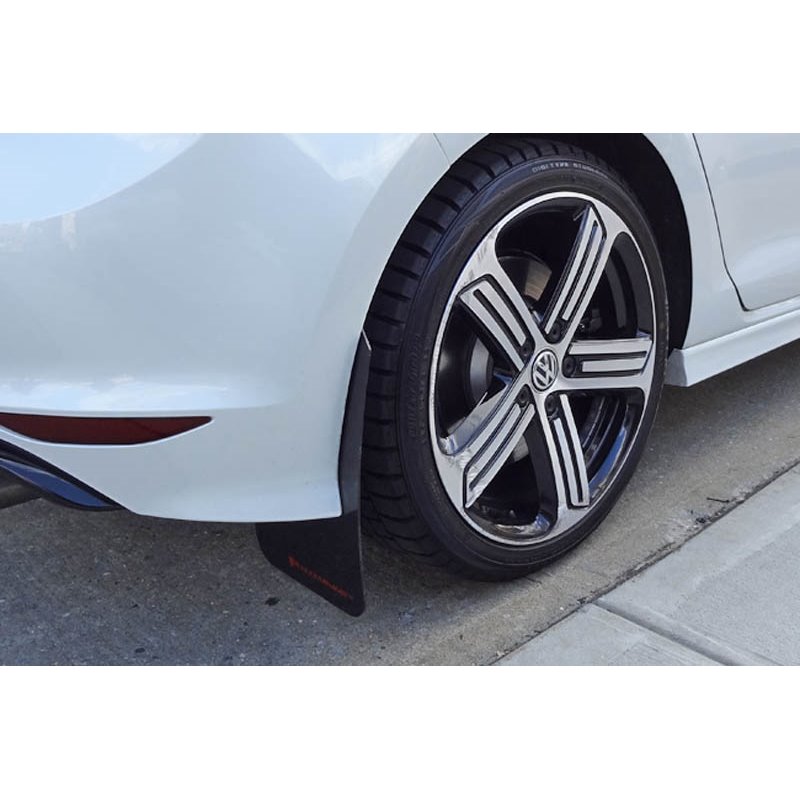 RallyArmor | Mud Flaps Blue Logo - MK7 VW Golf R 2015-2017.5