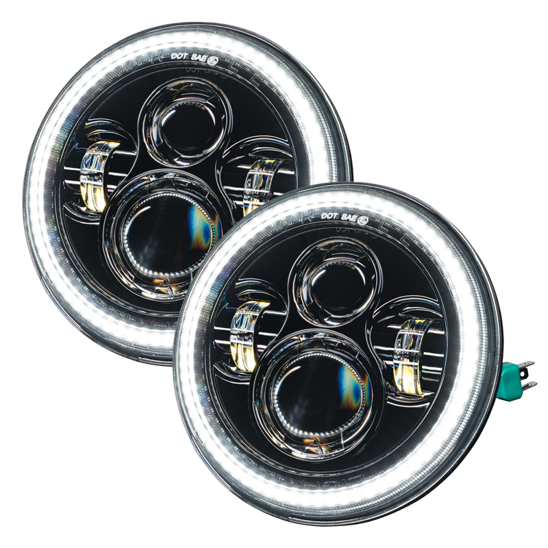 Oracle | Switchback LED Halo Headlights, Amber/White - Wrangler (JK) 3.6L / 3.8L 2007-2018