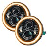 Oracle | Switchback LED Halo Headlights, Amber/White - Wrangler (JK) 3.6L / 3.8L 2007-2018