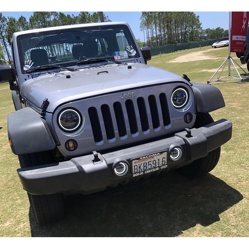 Oracle | Switchback LED Halo Headlights, Amber/White - Wrangler (JK) 3.6L / 3.8L 2007-2018