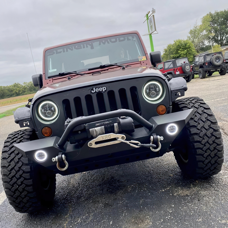 Oracle | Switchback LED Halo Headlights, Amber/White - Wrangler (JK) 3.6L / 3.8L 2007-2018