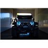 Oracle | 7 in. High Powered LED Headlights, Black Bezel, Dynamic ColorSHIFT - Wrangler (JK) 3.6L / 3.8L 2007-2018