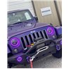 Oracle | 7 in. High Powered LED Headlights, Black Bezel, Dynamic ColorSHIFT - Wrangler (JK) 3.6L / 3.8L 2007-2018
