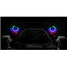 Oracle | 7 in. High Powered LED Headlights, Black Bezel, ColorSHIFT - BC1 - Wrangler (JK) 3.6L / 3.8L 2007-2018
