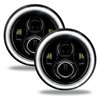 Oracle | 7 in. High Powered LED Headlights, White, Pair - Gladiator / Wrangler (4xe) / Wrangler (JL) 2018-2024