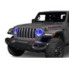 Oracle | 7 in. High Powered LED Headlights, Black Bezel, Dynamic ColorSHIFT - Gladiator / Wrangler (4xe) / Wrangler (JL) 2018-20