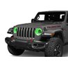 Oracle | 7 in. High Powered LED Headlights, Black Bezel, Dynamic ColorSHIFT - Gladiator / Wrangler (4xe) / Wrangler (JL) 2018-20