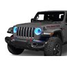 Oracle | 7 in. High Powered LED Headlights, Black Bezel, Dynamic ColorSHIFT - Gladiator / Wrangler (4xe) / Wrangler (JL) 2018-20