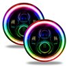 Oracle | 7 in. High Powered LED Headlights, ColorSHIFT - BC1, Pair - Gladiator / Wrangler (4xe) / Wrangler (JL) 2018-2024