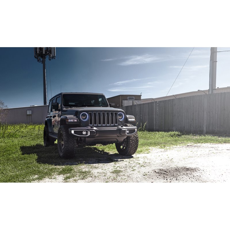 Oracle | 7 in. High Powered LED Headlights, ColorSHIFT - BC1, Pair - Gladiator / Wrangler (4xe) / Wrangler (JL) 2018-2024