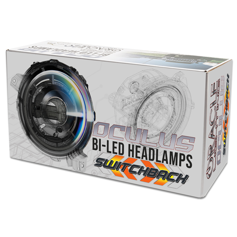 Oracle | Oculus Switchback Bi-LED Projector Headlights for Jeep JL / Gladiator JT - Gladiator / Wrangler (4xe) / Wrangler (JL) 2