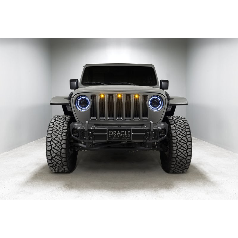 Oracle | Oculus ColorSHIFT Bi-LED Projector Headlights, ColorSHIFT - BC1 - Gladiator / Wrangler (4xe) / Wrangler (JL) 2018-2024