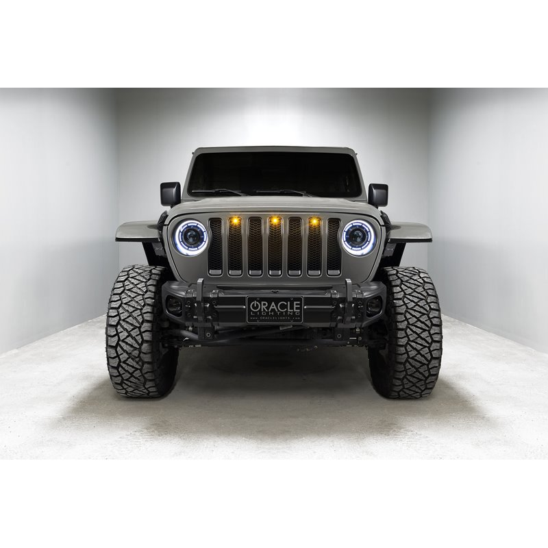Oracle | Oculus ColorSHIFT Bi-LED Projector Headlights, ColorSHIFT - BC1 - Gladiator / Wrangler (4xe) / Wrangler (JL) 2018-2024