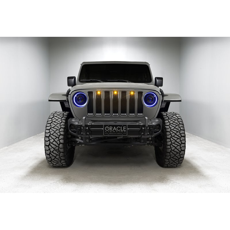 Oracle | Oculus ColorSHIFT Bi-LED Projector Headlights, ColorSHIFT - BC1 - Gladiator / Wrangler (4xe) / Wrangler (JL) 2018-2024