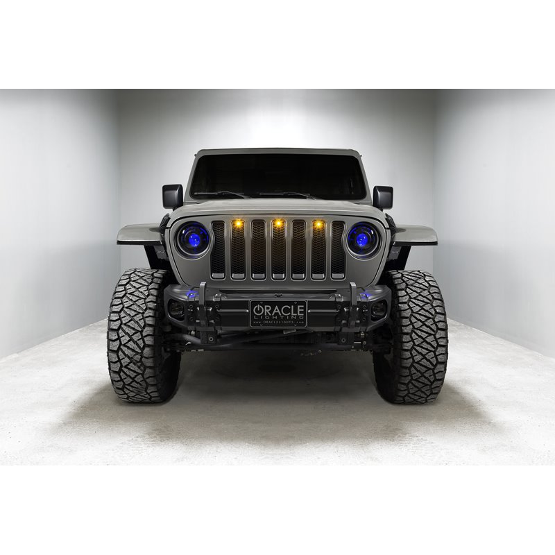 Oracle | Oculus ColorSHIFT Bi-LED Projector Headlights, ColorSHIFT - BC1 - Gladiator / Wrangler (4xe) / Wrangler (JL) 2018-2024
