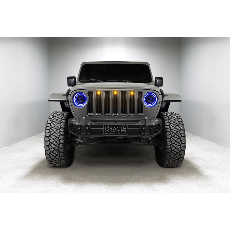 Oracle | Oculus ColorSHIFT Bi-LED Projector Headlights, ColorSHIFT - BC1 - Gladiator / Wrangler (4xe) / Wrangler (JL) 2018-2024