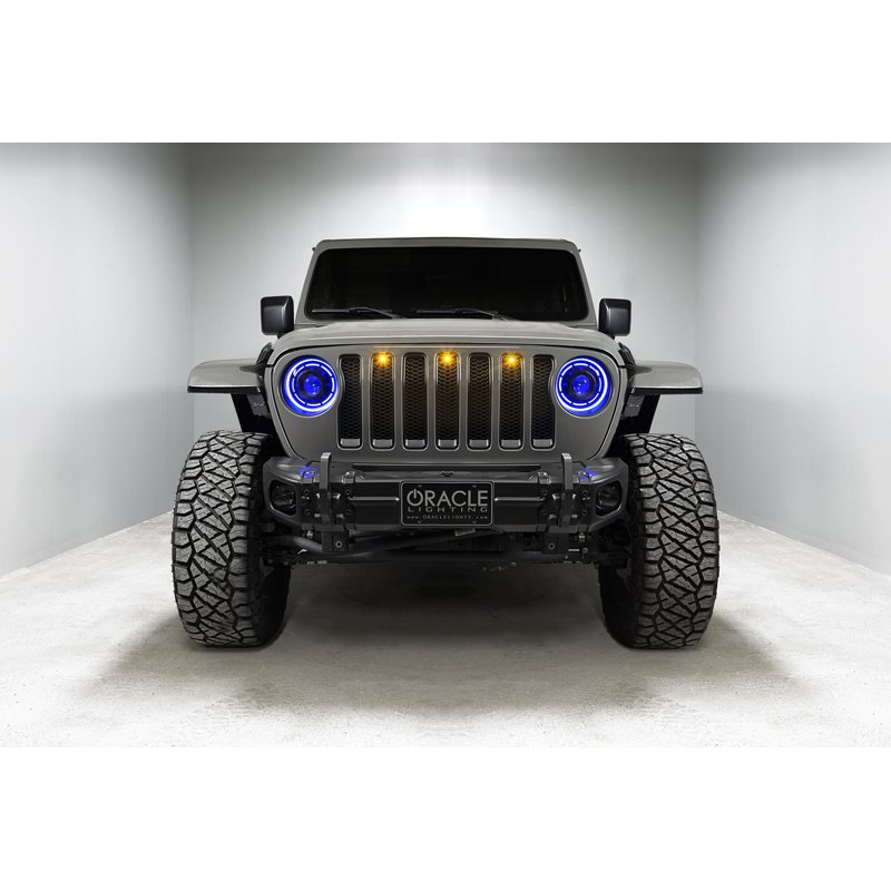 Oracle | Oculus ColorSHIFT Bi-LED Projector Headlights, ColorSHIFT - BC1 - Gladiator / Wrangler (4xe) / Wrangler (JL) 2018-2024