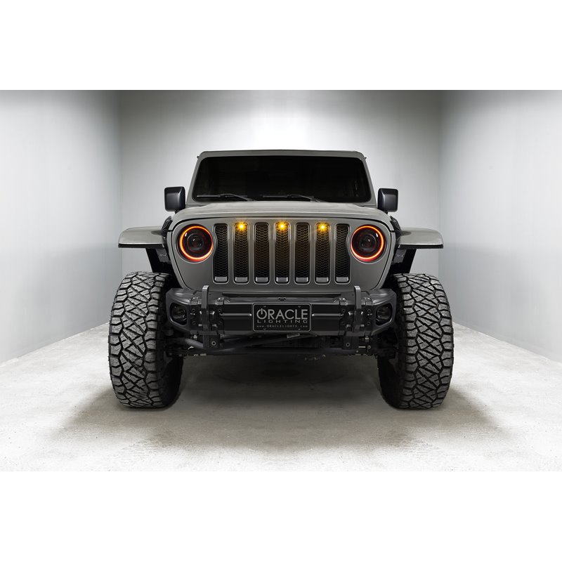 Oracle | Oculus ColorSHIFT Bi-LED Projector Headlights, ColorSHIFT - BC1 - Gladiator / Wrangler (4xe) / Wrangler (JL) 2018-2024