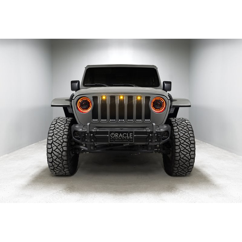 Oracle | Oculus ColorSHIFT Bi-LED Projector Headlights, ColorSHIFT - BC1 - Gladiator / Wrangler (4xe) / Wrangler (JL) 2018-2024
