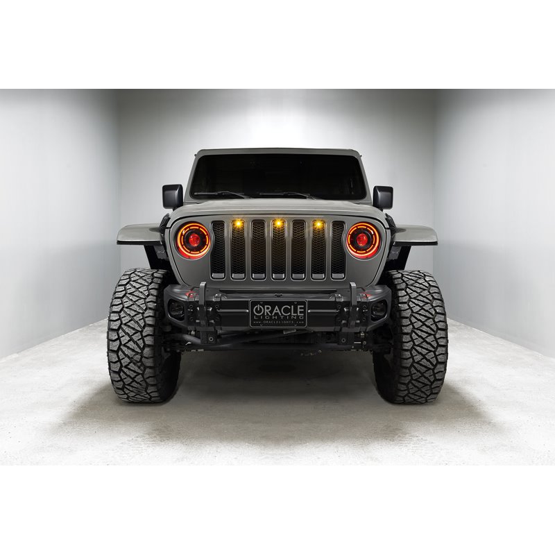 Oracle | Oculus ColorSHIFT Bi-LED Projector Headlights, ColorSHIFT - BC1 - Gladiator / Wrangler (4xe) / Wrangler (JL) 2018-2024