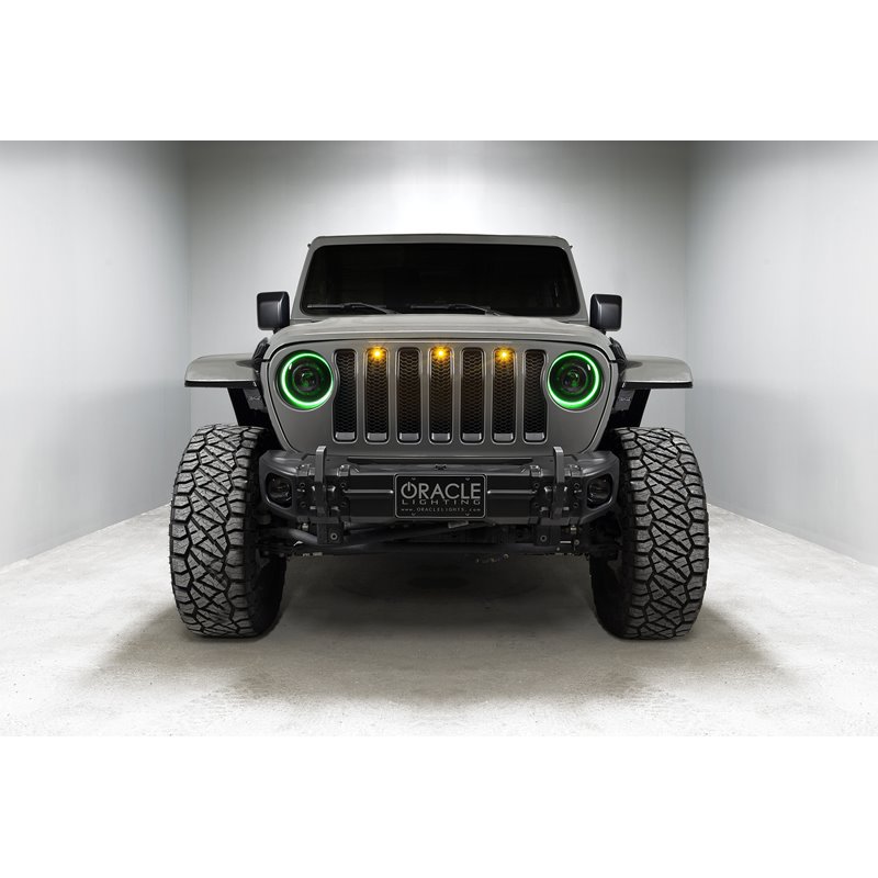 Oracle | Oculus ColorSHIFT Bi-LED Projector Headlights, ColorSHIFT - BC1 - Gladiator / Wrangler (4xe) / Wrangler (JL) 2018-2024