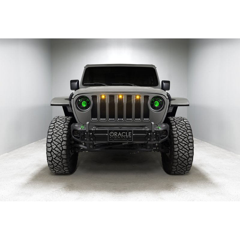 Oracle | Oculus ColorSHIFT Bi-LED Projector Headlights, ColorSHIFT - BC1 - Gladiator / Wrangler (4xe) / Wrangler (JL) 2018-2024