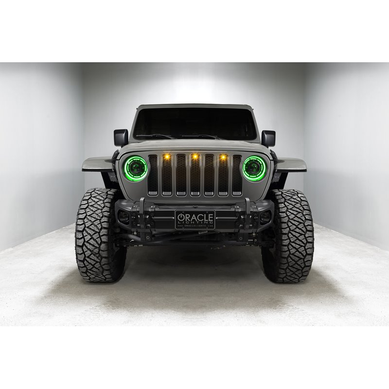 Oracle | Oculus ColorSHIFT Bi-LED Projector Headlights, ColorSHIFT - BC1 - Gladiator / Wrangler (4xe) / Wrangler (JL) 2018-2024