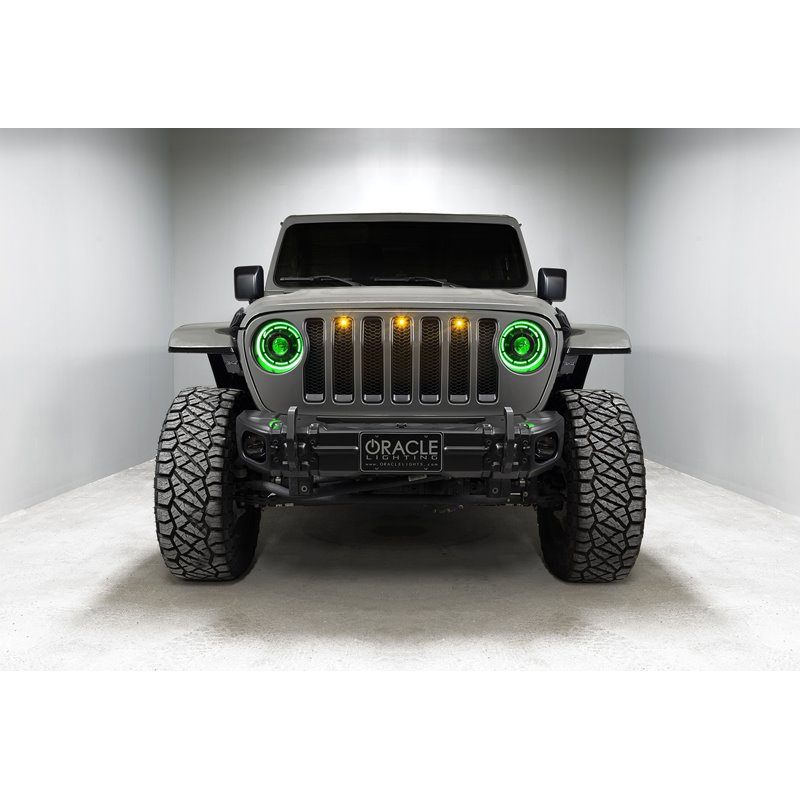 Oracle | Oculus ColorSHIFT Bi-LED Projector Headlights, ColorSHIFT - BC1 - Gladiator / Wrangler (4xe) / Wrangler (JL) 2018-2024