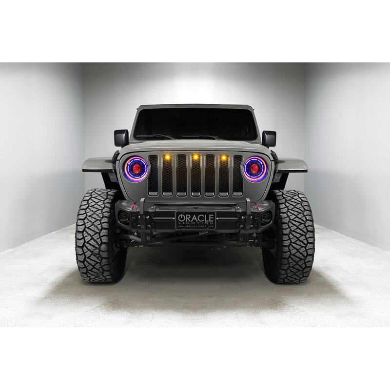 Oracle | Oculus ColorSHIFT Bi-LED Projector Headlights, ColorSHIFT - BC1 - Gladiator / Wrangler (4xe) / Wrangler (JL) 2018-2024