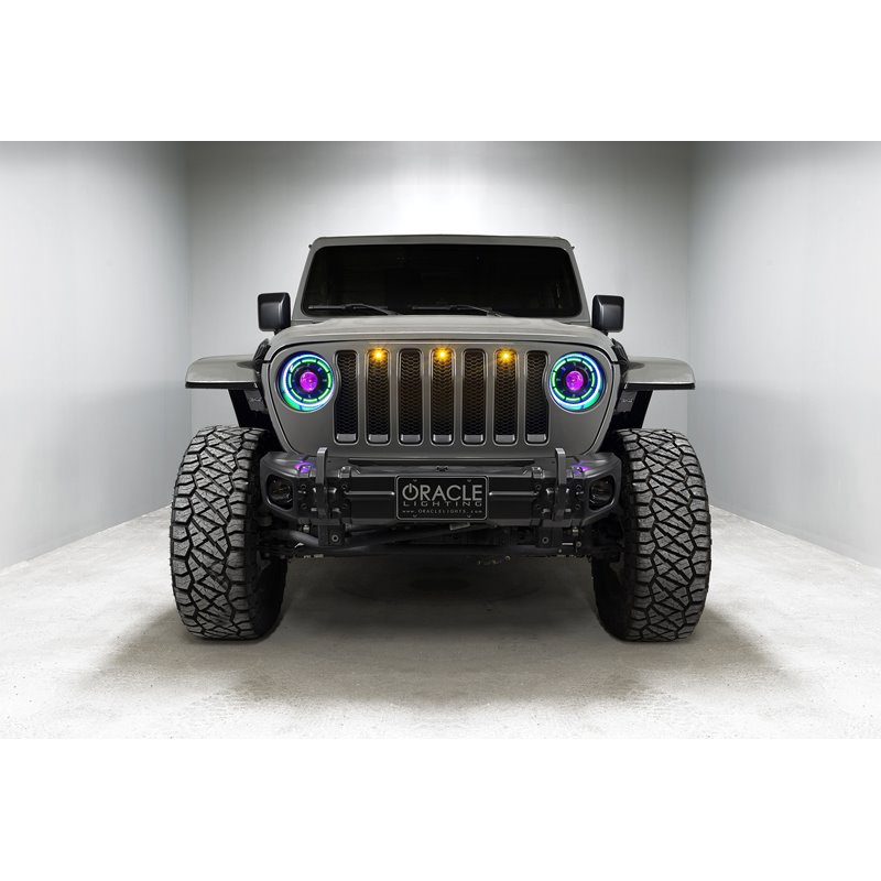 Oracle | Oculus ColorSHIFT Bi-LED Projector Headlights, ColorSHIFT - BC1 - Gladiator / Wrangler (4xe) / Wrangler (JL) 2018-2024